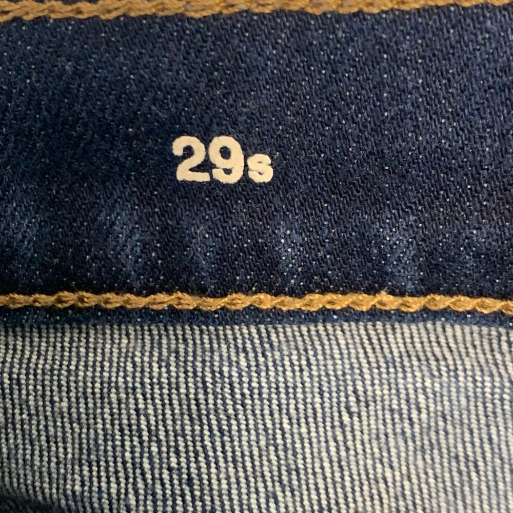 GAP Authentic Straight High Rise Jeans in Dark Indigo Size 29 Short - Picture 5 of 9